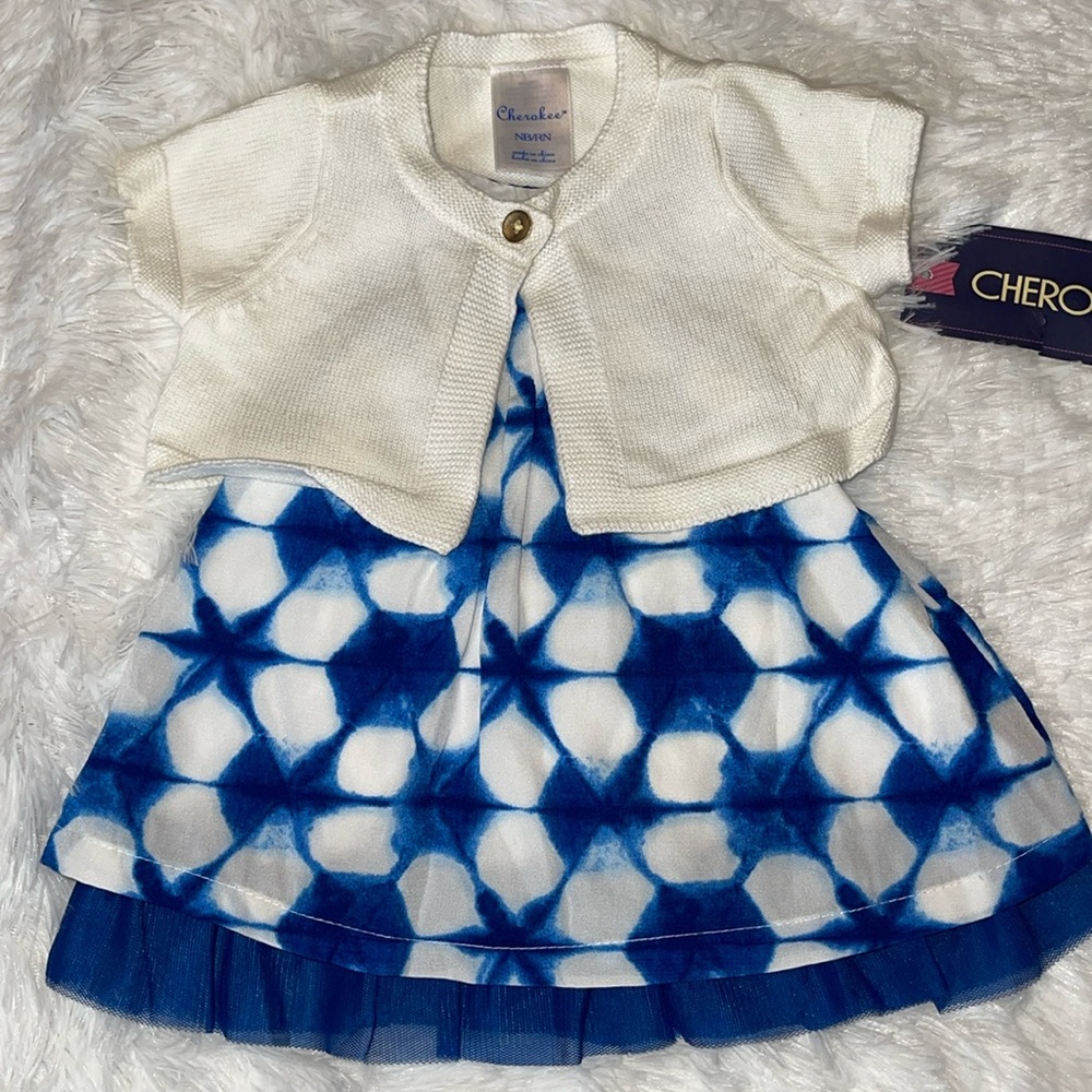 Cherokee Dress & Cardigan NWT